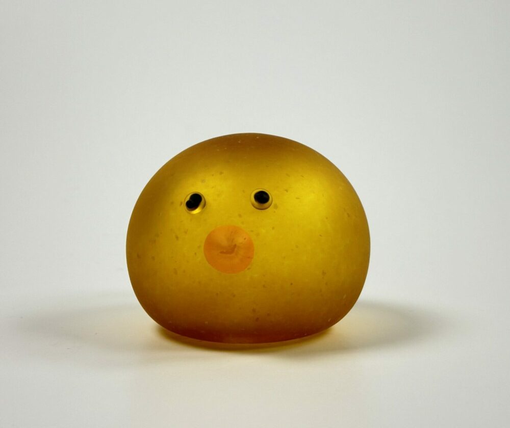 Verre soufflé et sculpté à chaud.