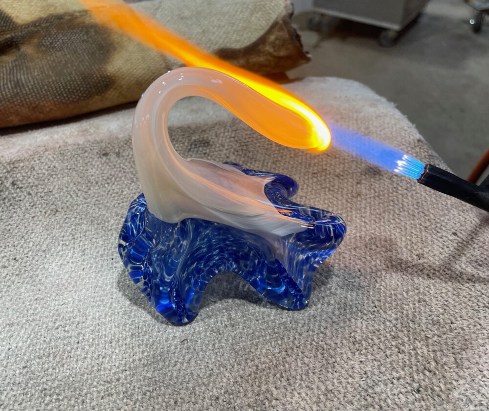 Fleur réalisée en atelier découverte